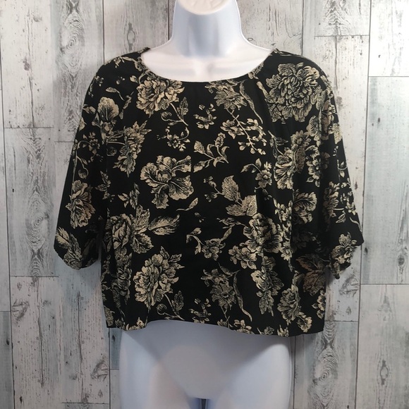 House of Harlow 1960 Floral Crop Top Small - Picture 1 of 9